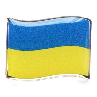 ウクライナ国旗 ピンバッジ 応援・友好・親交の証 ピンズ グッズ アクリル製(その他)