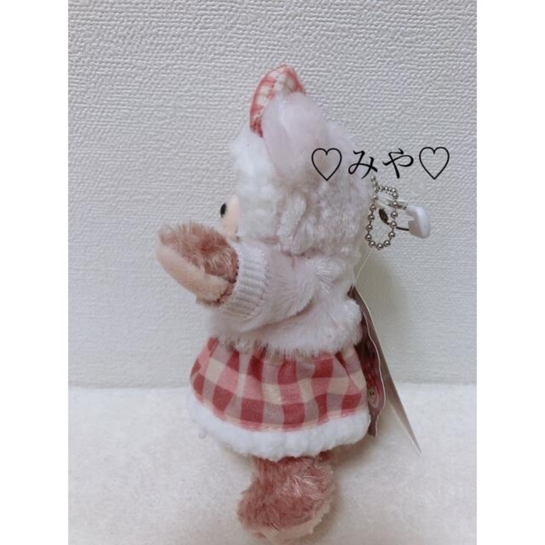 ダッフィー シェリーメイ ウィンターホリデー ぬいぐるみバッジ ダッフィー シェリーメイ ウィンターホリデー ぬいぐるみバッジ