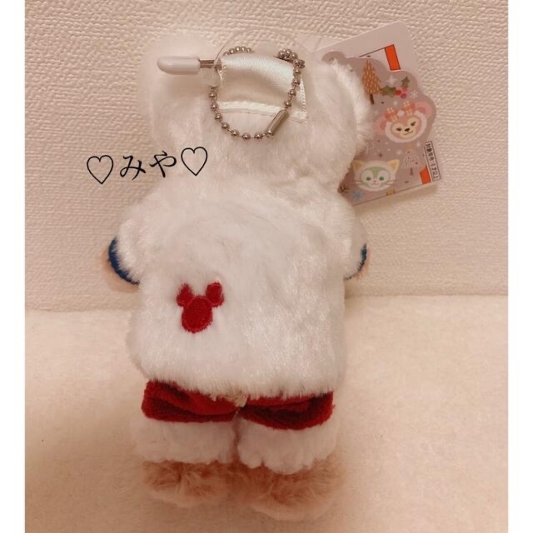 ダッフィー シェリーメイ ウィンターホリデー ぬいぐるみバッジ ダッフィー シェリーメイ ウィンターホリデー ぬいぐるみバッジ