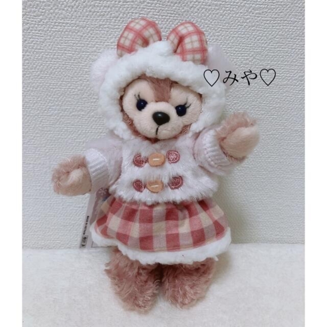 ダッフィー シェリーメイ ウィンターホリデー ぬいぐるみバッジ ダッフィー シェリーメイ ウィンターホリデー ぬいぐるみバッジ