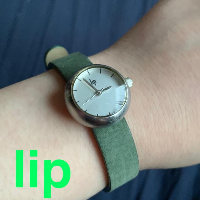 LIP(リップ)のlip  腕時計　モスグリーン　レディース レディースのファッション小物(腕時計)の商品写真