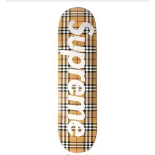 Supreme - Supreme / Burberry Skateboard "Beige"の通販｜ラクマ