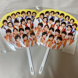 ジャニーズジュニア(ジャニーズJr.)の少年忍者　ミニうちわ(アイドルグッズ)