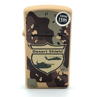 ジッポー(ZIPPO)のジッポ 喫煙具 1990年 Desert Shield 迷彩 オイルライター(日用品/生活雑貨)