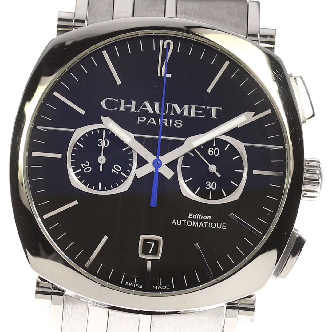 CHAUMET - 【Chaumet】ショーメ ダンディ クロノグラフ W11690-30A デイト 自動巻き メンズ【ev20】
