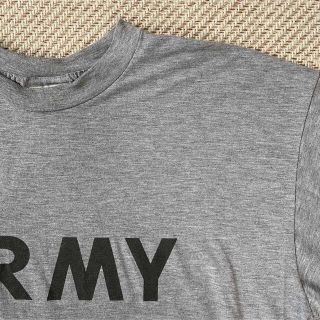 US.ARMY カットソー Tシャツ バックプリントあり XLサイズ 実物(Tシャツ/カットソー(半袖/袖なし))