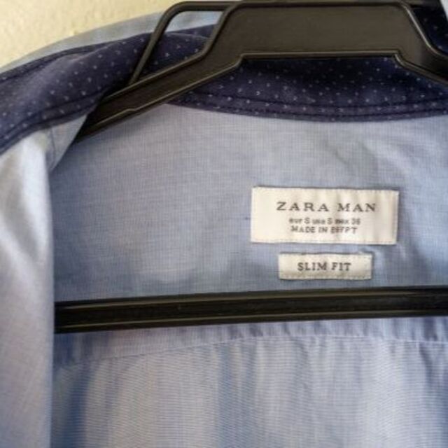 ZARA(ザラ)のZARA シャツ　青 メンズのトップス(シャツ)の商品写真