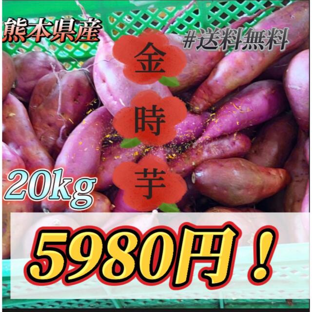 熊本県産 金時芋 (優品)1箱約20kg