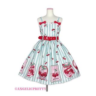 アンジェリックプリティー(Angelic Pretty)のangelicpretty Cherry stamp jsk(ひざ丈ワンピース)