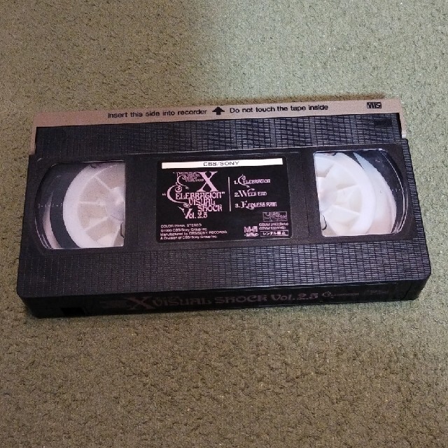 SONY(ソニー)の希少 X エックス　VHS　ビデオ celebracionvisualshock エンタメ/ホビーのDVD/ブルーレイ(ミュージック)の商品写真