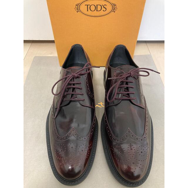 TOD'S(トッズ)の新品　TOD'S （トッズ）紳士用 ドレスシューズ　茶色　ブラウン メンズの靴/シューズ(ドレス/ビジネス)の商品写真