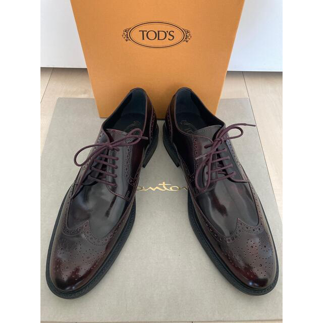 TOD'S(トッズ)の新品　TOD'S （トッズ）紳士用 ドレスシューズ　茶色　ブラウン メンズの靴/シューズ(ドレス/ビジネス)の商品写真