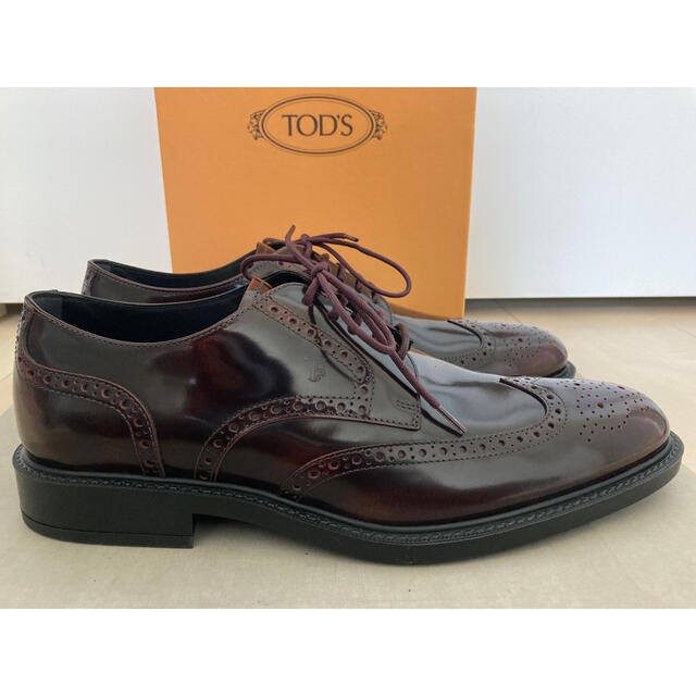 TOD'S(トッズ)の新品　TOD'S （トッズ）紳士用 ドレスシューズ　茶色　ブラウン メンズの靴/シューズ(ドレス/ビジネス)の商品写真