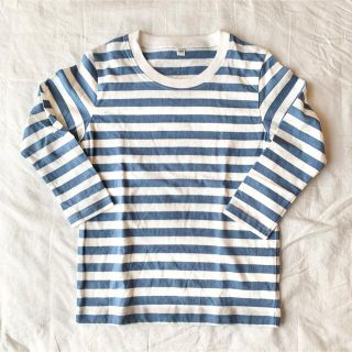 ムジルシリョウヒン(MUJI (無印良品))の無印良品 ボーダーカットソー 長袖Tシャツ(Tシャツ/カットソー)