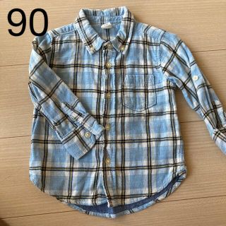 ベビーギャップ(babyGAP)のGAP チェック　シャツ(Tシャツ/カットソー)