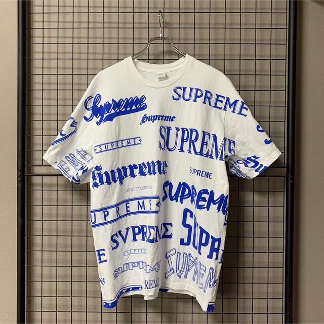 数々の賞を受賞 logo multi 2020aw supreme - Supreme tee White Blue Tシャツ/カットソー(半袖/袖なし)