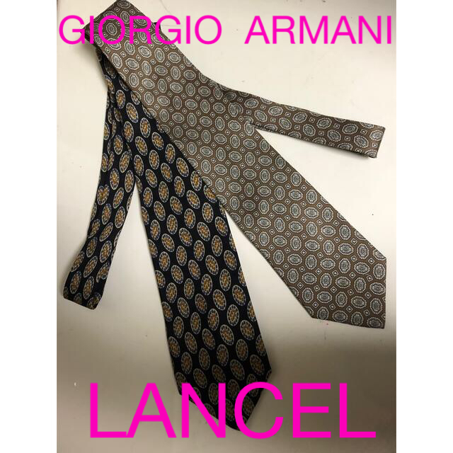 Giorgio Armani(ジョルジオアルマーニ)のGIORGIO ARANI  ネクタイ＋LANCEネクタイ メンズのファッション小物(ネクタイ)の商品写真