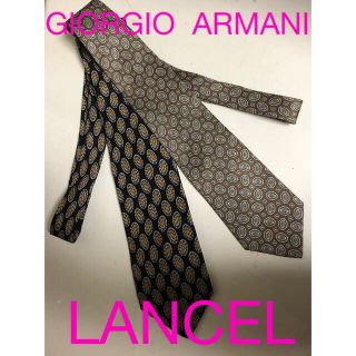 GIORGIO ARANI ネクタイ＋LANCEネクタイ-