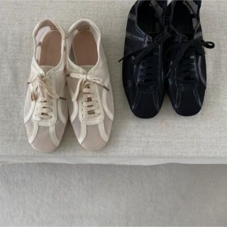 トゥデイフル(TODAYFUL)のwillfully sheer mesh piping sneaker(スニーカー)