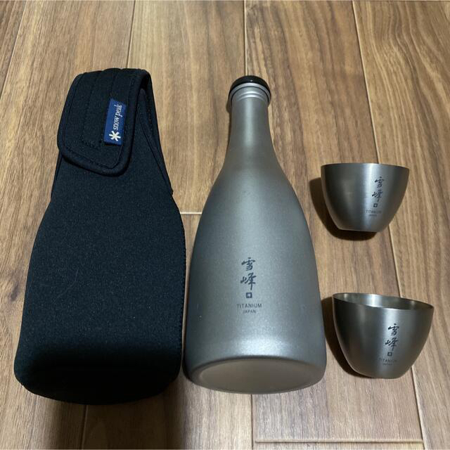 バラ売り不可 スノーピーク 酒筒 お猪口 2つ ケース セットアウトドア