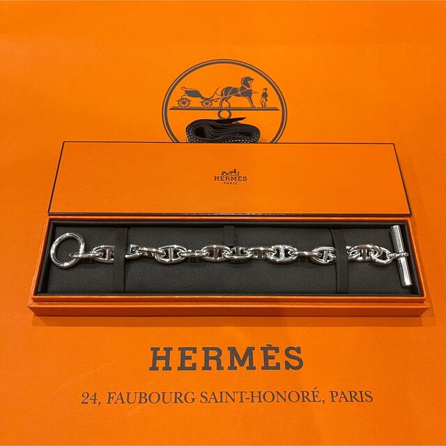 新品未使用 レア HERMES エルメス シェーヌダンクル GM 14