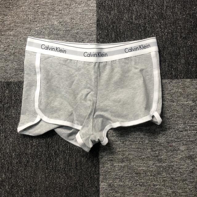 ck Calvin Klein - カルバンクライン レディース ショートパンツ 下着 グレーMサイズの通販 by マス's shop