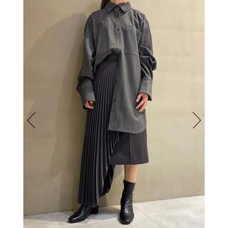 ルシェルブルー(LE CIEL BLEU)のルシェルブルー Asymmetric Pleated Mini Skirt 今季(ロングスカート)