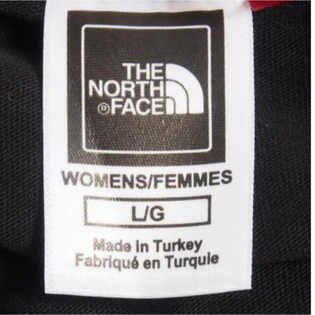 THE NORTH FACE(ザノースフェイス)の美品 THE NORTH FACE ロングTシャツ ブラック L レディースのトップス(Tシャツ(半袖/袖なし))の商品写真