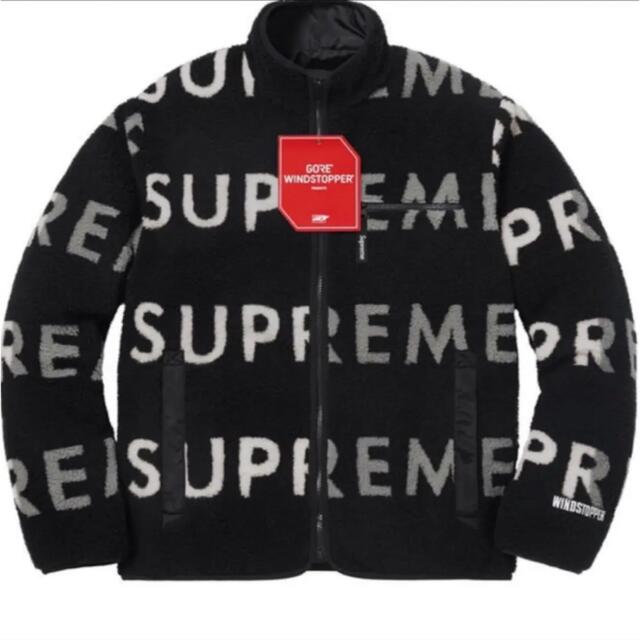 supreme reversible logo fleece jacket Lジャケット/アウター