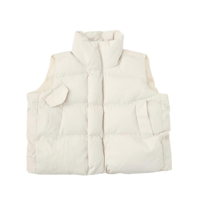 ACLENT Volume puff compact vest レディースのジャケット/アウター(ダウンベスト)の商品写真