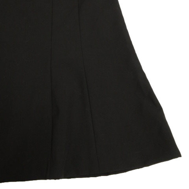 COMME CA ISM(コムサイズム)のコムサイズム COMME CA ISM スカート ミディ丈 裾フレアー ブラック レディースのスカート(ひざ丈スカート)の商品写真