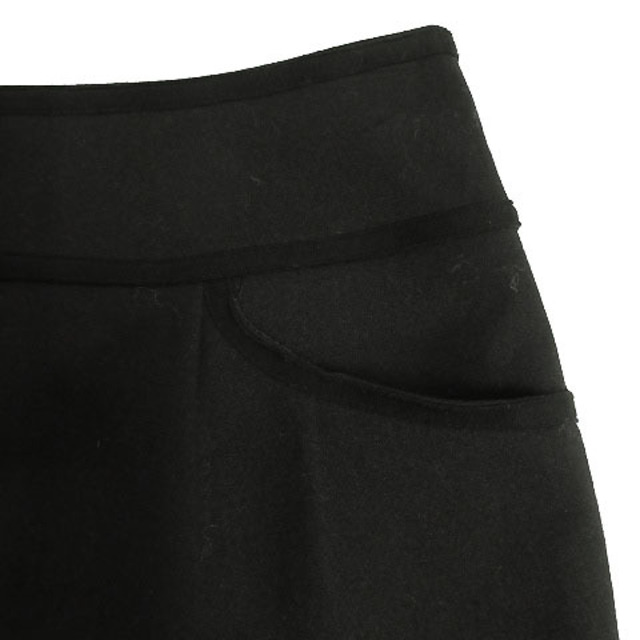 anySiS(エニィスィス)のエニィスィス エニシス anySiS スカート ひざ丈 ウール混 ブラック 黒 レディースのスカート(ひざ丈スカート)の商品写真