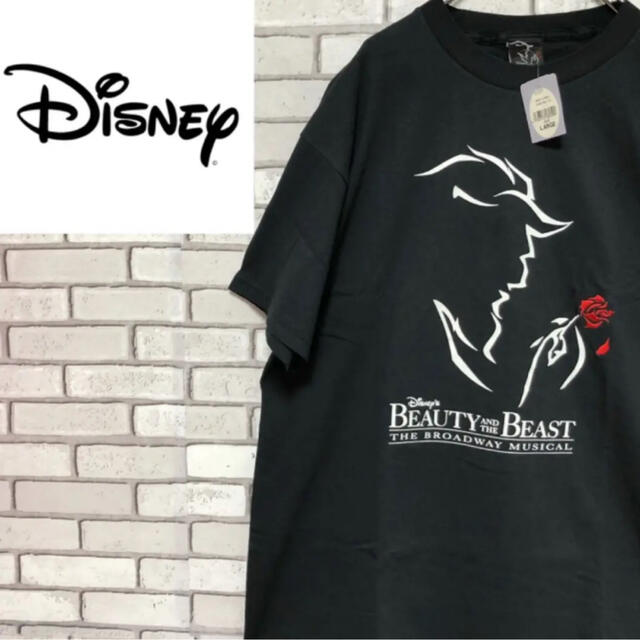 Disney 超希少 ディズニー 美女と野獣 ビッグロゴ 刺繍 ミュージカル Tシャツの通販 By 古着屋tuwamono ディズニーならラクマ