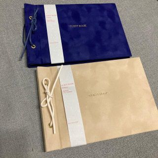 芳名帳　ゲストブック　GUEST BOOK  結婚式　2点セット(ファイル/バインダー)