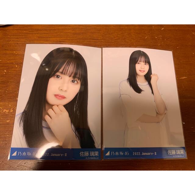 乃木坂46(ノギザカフォーティーシックス)の乃木坂46 佐藤瑠果 ヨリチュウ 生写真    1月ランダム　ステッチデザイン　 エンタメ/ホビーのタレントグッズ(アイドルグッズ)の商品写真