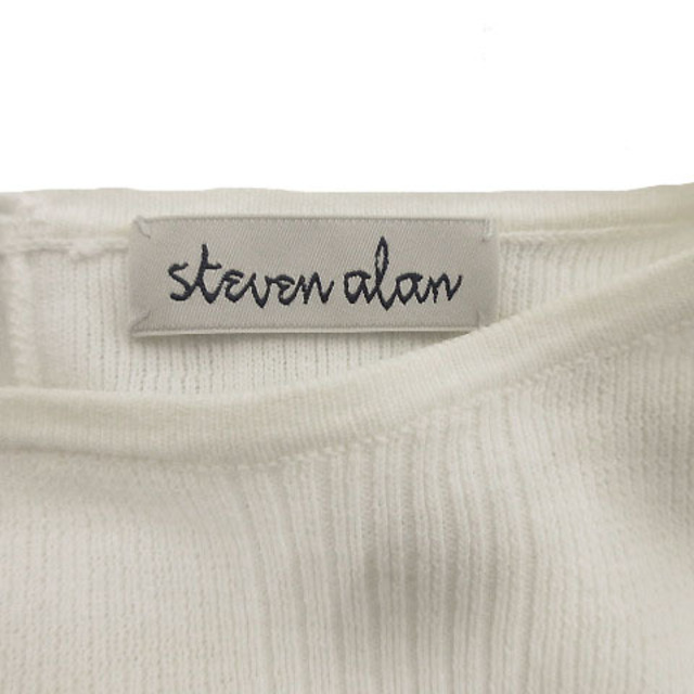 steven alan(スティーブンアラン)のスティーブンアラン Steven Alan カットソー 七分丈 コットン オフ白 レディースのトップス(その他)の商品写真