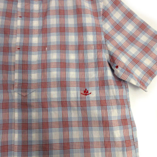 マリンユニフォーム MARINE UNIFORM シャツ 半袖 丸襟 日本製 チの通販 by ベクトル ラクマ店|ラクマ MARINE UNIFORM マリンシャツ