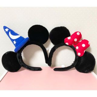 Disney - ディズニー カチューシャ ノーマル ☆ミッキー ミニー ペアの