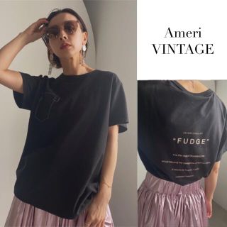 アメリヴィンテージ(Ameri VINTAGE)のAMERI FUDGE REVERSIBLE TEE(Tシャツ(半袖/袖なし))