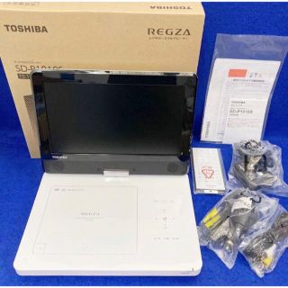 トウシバ(東芝)の展示美品★保証★東芝 SD-P1010S 10.0V DVDポータブルプレイヤー(DVDプレーヤー)