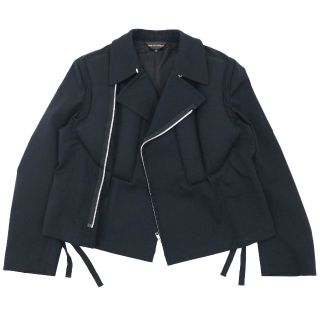 コムデギャルソン(COMME des GARCONS)のコムデギャルソン 10AW ライダースディティールクッションパディングジャケット(ライダースジャケット)