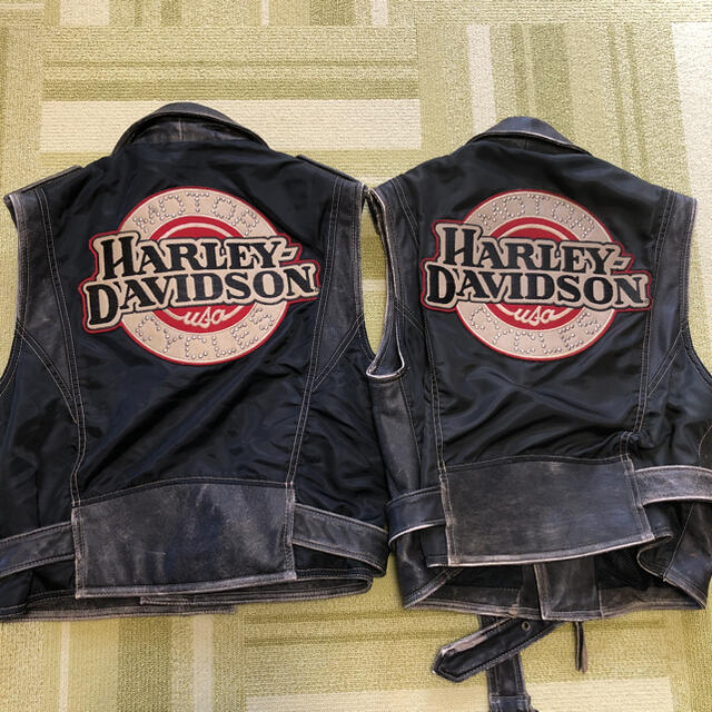 Harley Davidson - ハーレーダビッドソン ビンテージ レザーベスト
