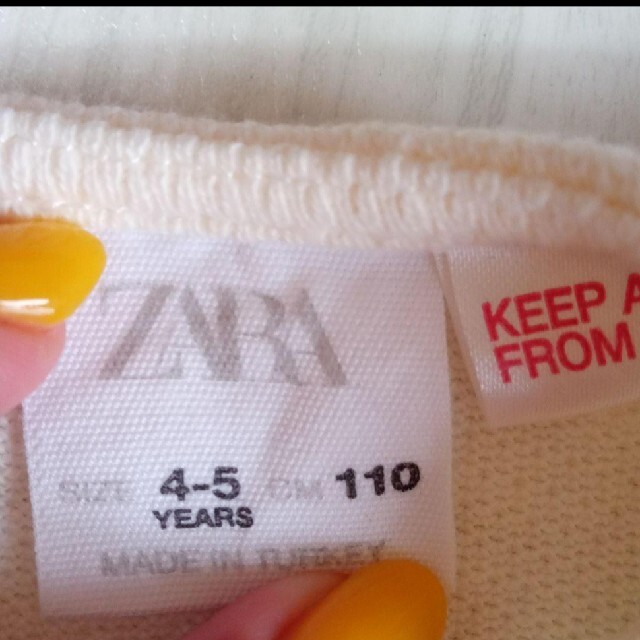 ZARA(ザラ)のザラキッズ　110　ギンガムチェック　ワンピース キッズ/ベビー/マタニティのキッズ服女の子用(90cm~)(ワンピース)の商品写真