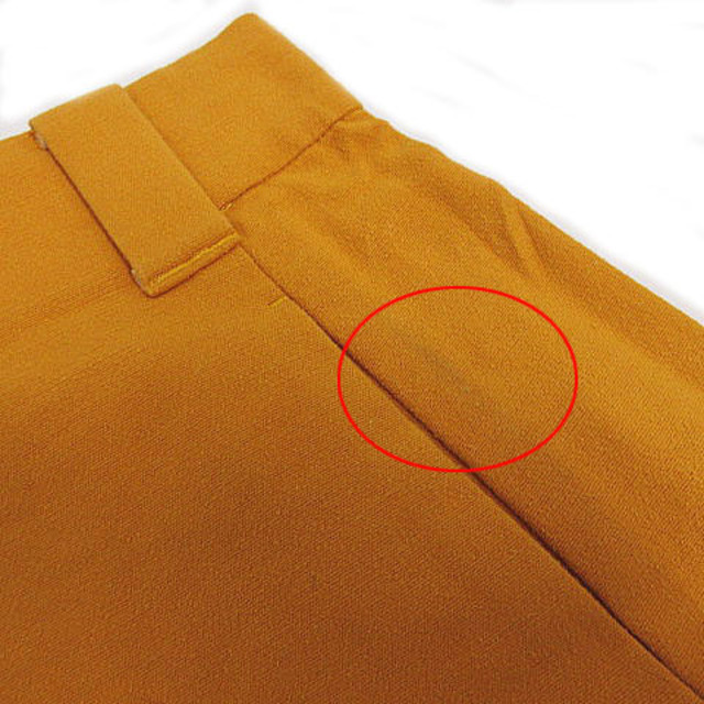 IENA(イエナ)のイエナ IENA スカート ミモレ丈 フレアー リネン混 オレンジ系 36 レディースのスカート(ひざ丈スカート)の商品写真