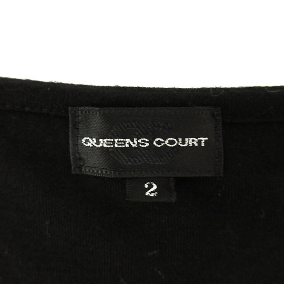 QUEENS COURT(クイーンズコート)のクイーンズコート QUEENS COURT ワンピース ひざ丈 長袖 カシミヤ混 レディースのワンピース(ひざ丈ワンピース)の商品写真