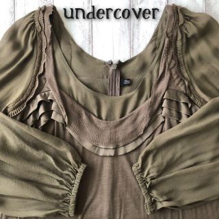 アンダーカバー(UNDERCOVER)の*値下げ【UNDERCOVER アンダーカバー】異素材mix 春トップス(カットソー(長袖/七分))