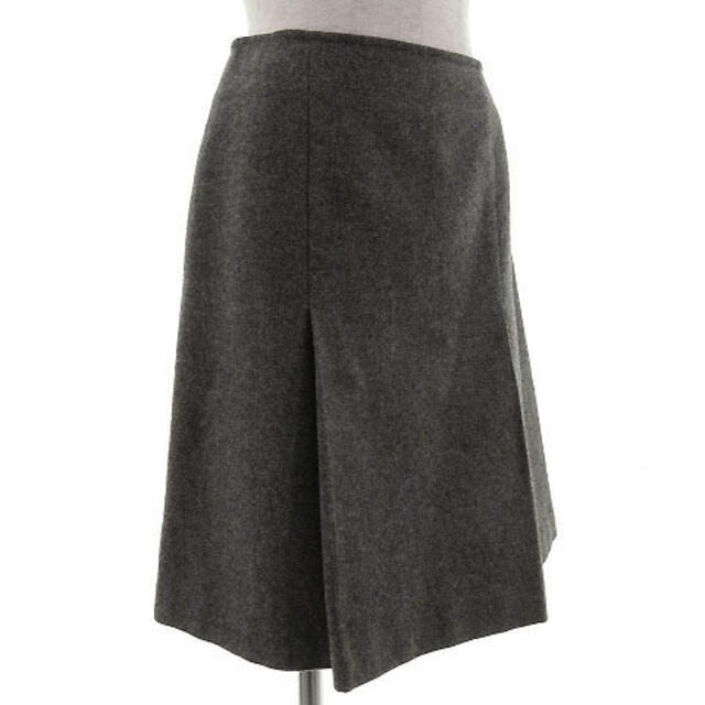 INED(イネド)のイネド INED スカート ミディ丈 フレアー ウール混 グレー 2 レディースのスカート(ひざ丈スカート)の商品写真