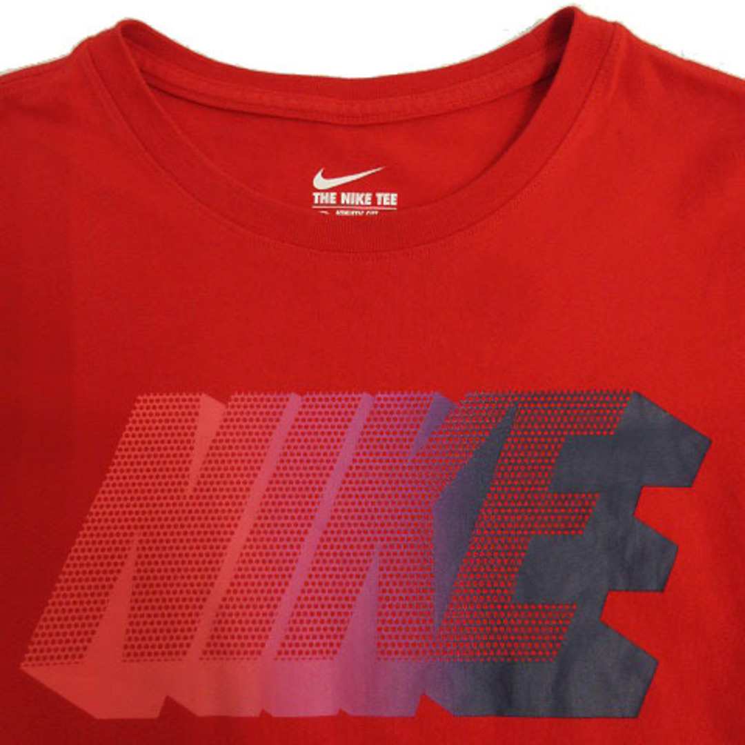 NIKE(ナイキ)のナイキ NIKE Tシャツ 半袖 丸首 レッド 赤 L スポーツ/アウトドアのスポーツ/アウトドア その他(その他)の商品写真