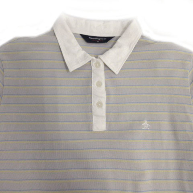 Munsingwear(マンシングウェア)のマンシングウェア MUNSINGWEAR ポロシャツ 半袖 切替 鹿の子 日本製 スポーツ/アウトドアのゴルフ(ウエア)の商品写真