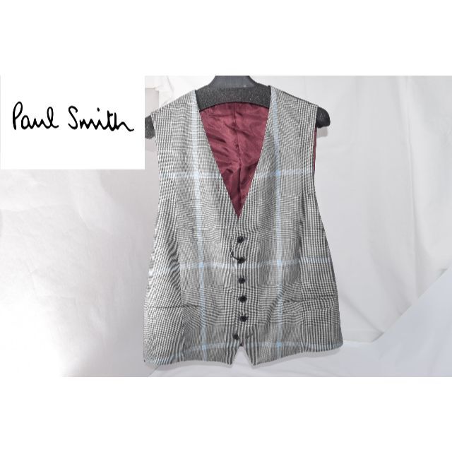 Paul Smith(ポールスミス)ののだ様専用☆Paul Smith ＆ WOVEN ベスト チェック柄 XLサイズ メンズのトップス(ベスト)の商品写真